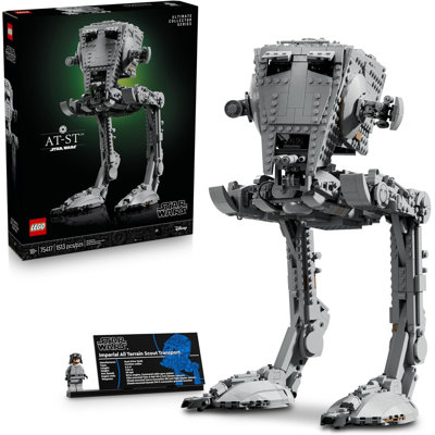 LEGO Star Wars AT-ST Walker Building Blocks Set, 1513 Pieces, For Ages 18+