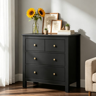 3-Drawer Nightstand For Bedroom