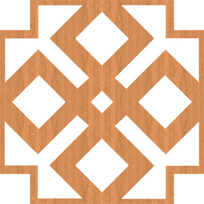 23.375" x 23.375" 3D Wall Panel