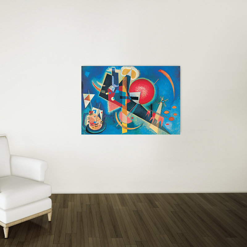 Wassily Kandinsky - No Frame Print on Wood, 50cm H x 69cm W x 1.8cm D
