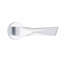 Modern Aura Design Premium Bathroom Door Handles on Round Rose with Dead Bolt Latch, Ball Hinges and Thumbturn