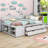 Wood Daybed with Drawers and Shelves-1807396035-1807396036