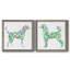 Tapisserie Labrador - ensemble de 2 peintures sur toile encadrées-1488167215-1488167208