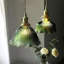 Luminaire suspendu à abat-jour en verre Flower-265067187