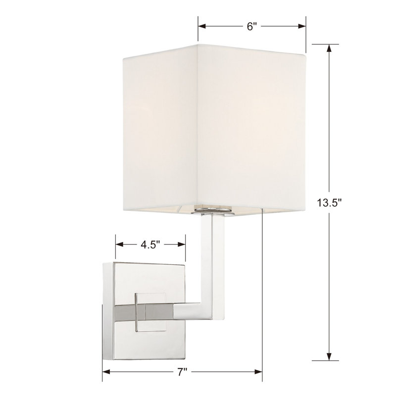 Appliquee à bras 1 lumières Sarafina