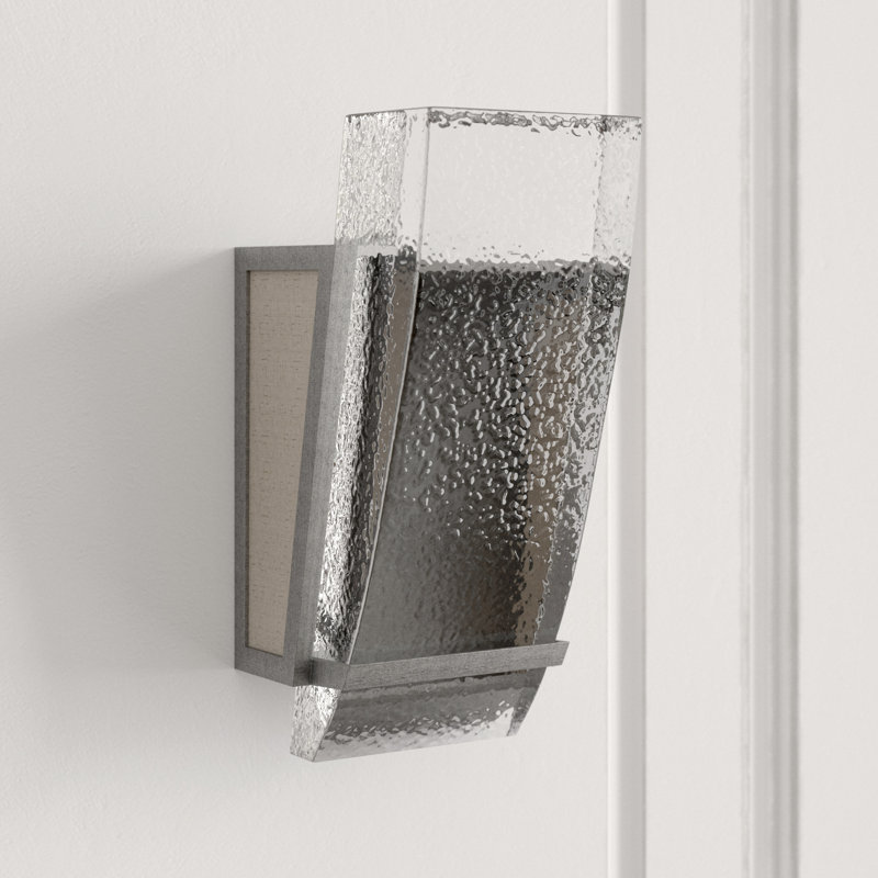 Crownstone 1 - Light Flush Mounted Sconce, Silver