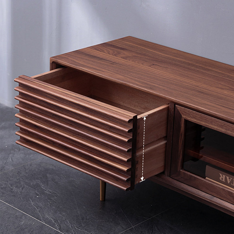 Meuble télé Modern Minimalist Grille, 70.87"