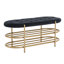 Banc de rangement en velours Rosheda-983446016
