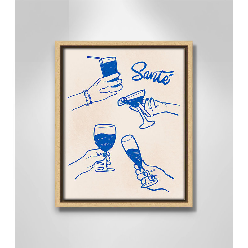 «Sante Print» par Kimberly Allen, L 9,5 po x H 11,5 po, Flotteur naturel
