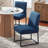 19.9'' H Striped Polyester Fabric Upholstered Side Chair (Set of 6)-1993467866-1995259319