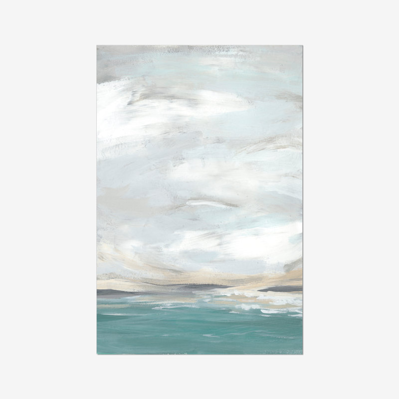 Seafoam Vista II by June Erica Vess - Painting, Paper Print, 46cm H x 30cm W