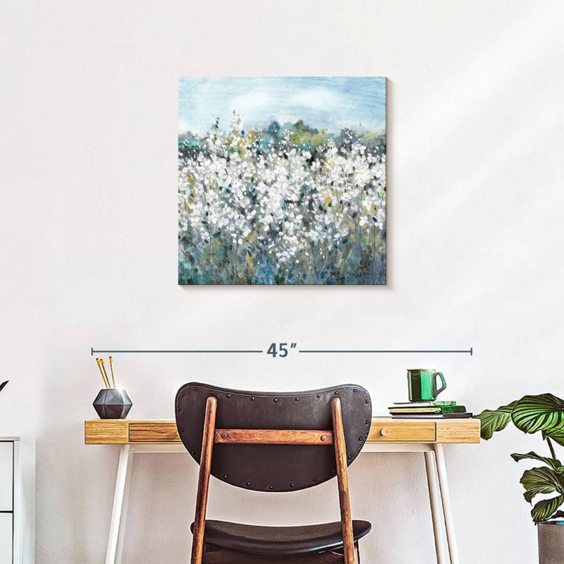 Fields In Bloom, 24" H x 24" W