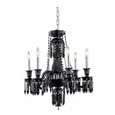 Leonardo 6 - Light Glass Classic / Traditional Chandelier
