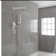 10-inch Dual Function Complete Shower System with Rough in-Valve