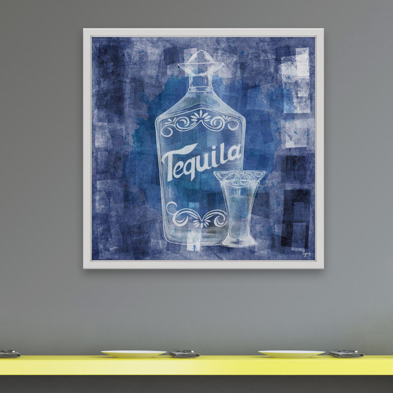Téquila Haze par Eyre Tarney - reproduction de cadre photo, H 24 po x l 24 po x P 1,5 po