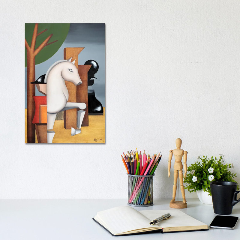 Chess by Alexander Trifonov - Wrapped Canvas Print, 20.32 cm H x 30.48 cm W