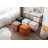 Centerfield Velvet Ottoman-215637889