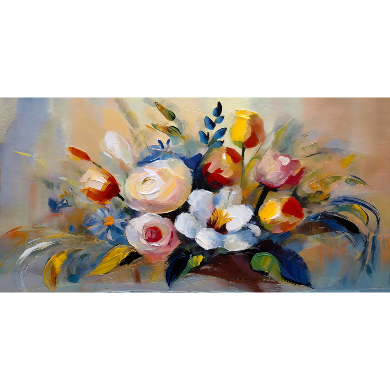 Sérénade en fleurs, H 18 po x l 36 po