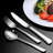 49 Piece Silverware Set With Storage Compartment