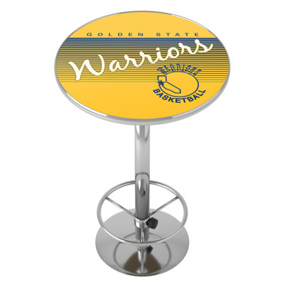 Golden State Warriors Hardwood Classics Bar Table with Footrest