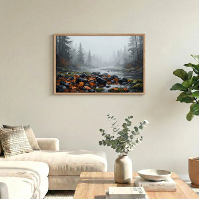 Forest Stream Canvas Wall Art Set Of 1