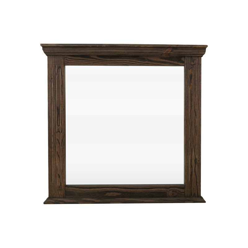 Rectangular Mirror, Brown