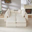 Canapé moderne en nuage de chenille, librement combinable, confortable, idéal pour les meubles de salon modernes dans les maisons, les appartements et les bureaux-131994032-131994033
