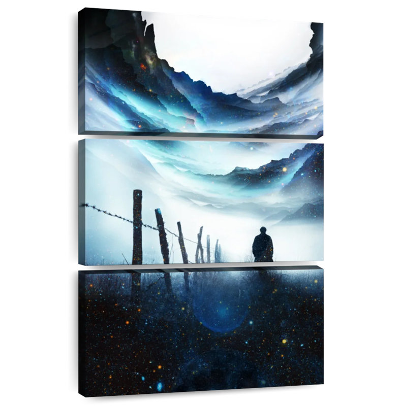 Kelan The Abyss, 57" H x 36" W