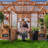 Backyard Discovery Bellerose XL 13' x 11' Cedar Wood and Polycarbonate Walk-In Outdoor Greenhouse Kit with Pergola