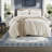 Luxurious Chenille Bedding Sets, Ivory Cable Knit, Cozy Bedroom Essential