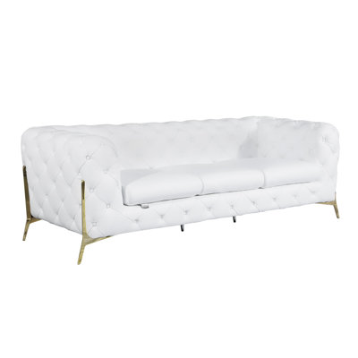 Ehrika Top Grain Italian Leather Sofa