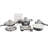 TFK Gourmet Collection 15Pc 18/10 SS Cookware Set