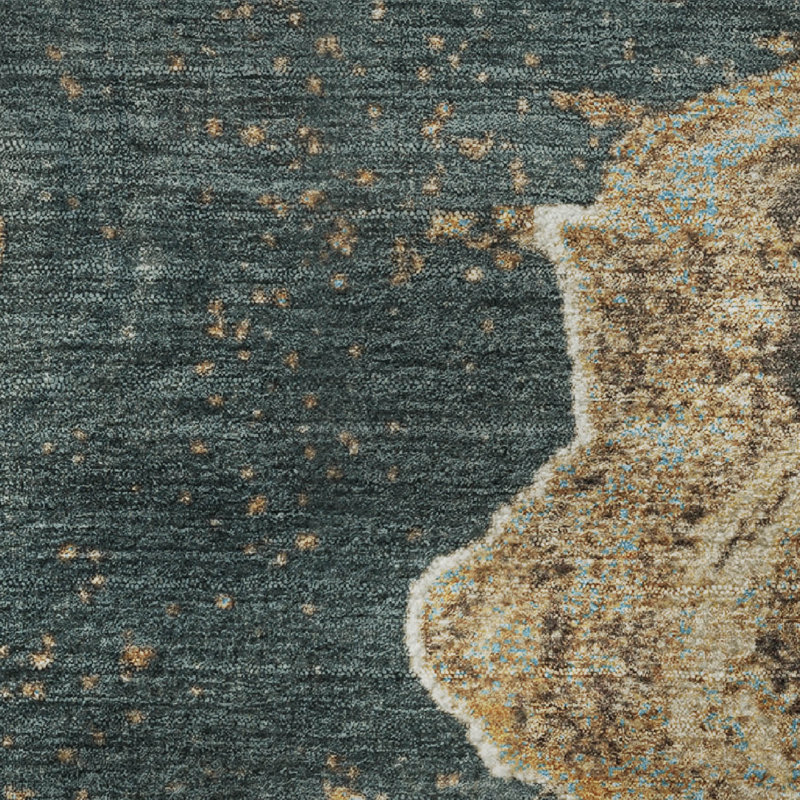 Premium Machine Washable Farolt AMF1907 Abstract Rug, Runner 2'3" x 7'6"
