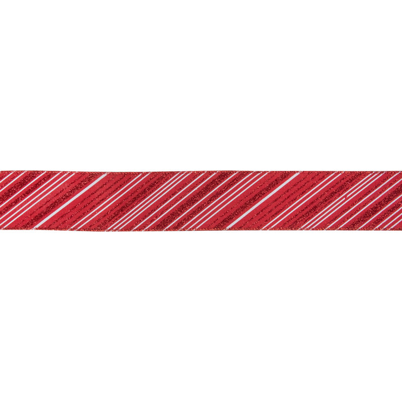 2.5'' Striped Polyester Ribbon