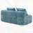 Chenille Loveseat Sofa-1902263717