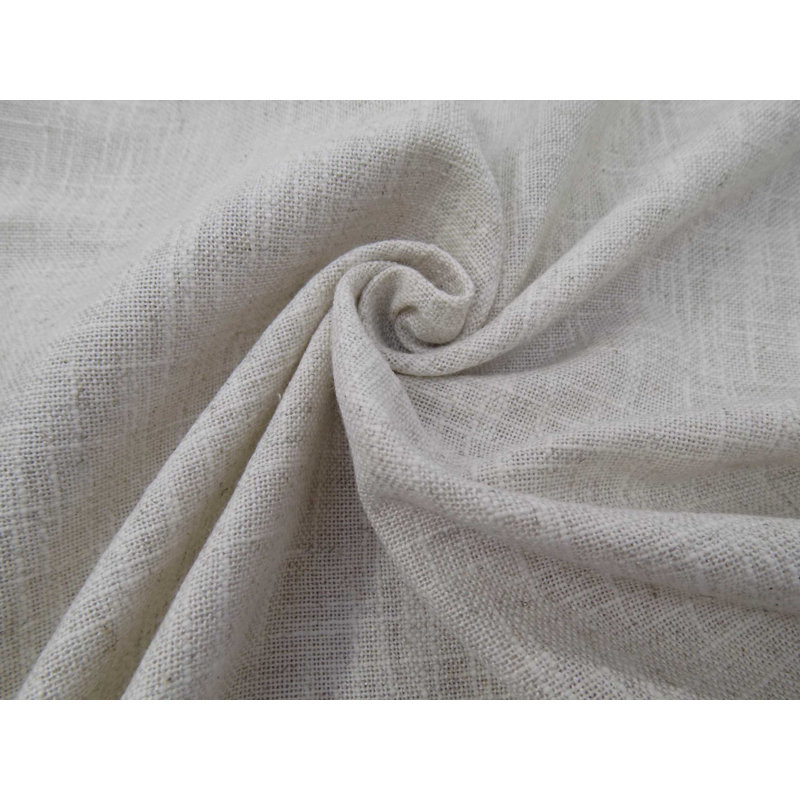 Wiessee Cotton Blend Room Darkening Curtain Single Panel, 150cm Width x 375cm Drop