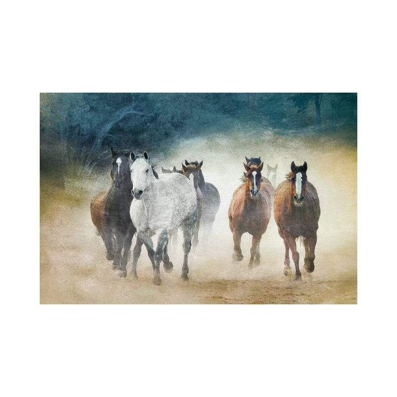 Dust Devils by Wendy Caro - Print on Canvas, 30.48 cm H x 45.72 cm W, Wrapped Canvas