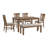 Chamara 5 - Person Four Leg Dining Set