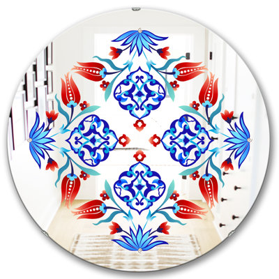 Tulips and Flowers Traditional Accent Mirror