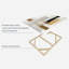 Abstrait or et rectangles gris sur toile-1736478633