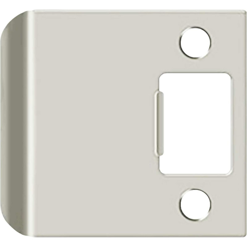 Plaque arrière étendue, Acier inoxydable, H 2,5 po x l 2,25 po x P 0,05 po