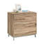 Classeur latéral avec finition en bois - Rangement de bureau avec sécurité verrouillable, mouvement de tiroir à extension, finition complète, construction, allure compacte et contemporaine pour un rangement important, fonctionnalité