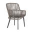 Fauteuil de salle à manger d'extérieur avec coussins Daiwik-1296952720