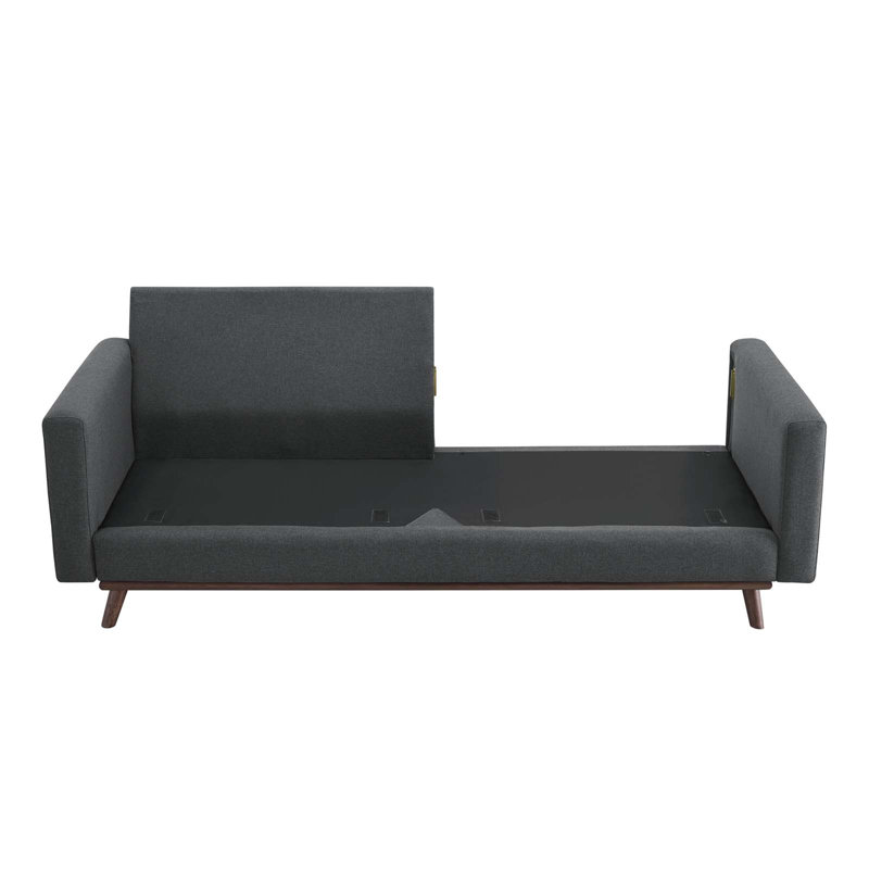 Canapé en tissu d'ameublement Prompt par Modway, Mélange de polyester gris