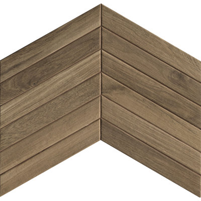 Next 3" x 18" Chevron Porcelain Wood Look Wall & Floor Tile