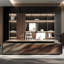 Bureau de direction 86,61 "avec cabinet latéral minimaliste moderne-877285468