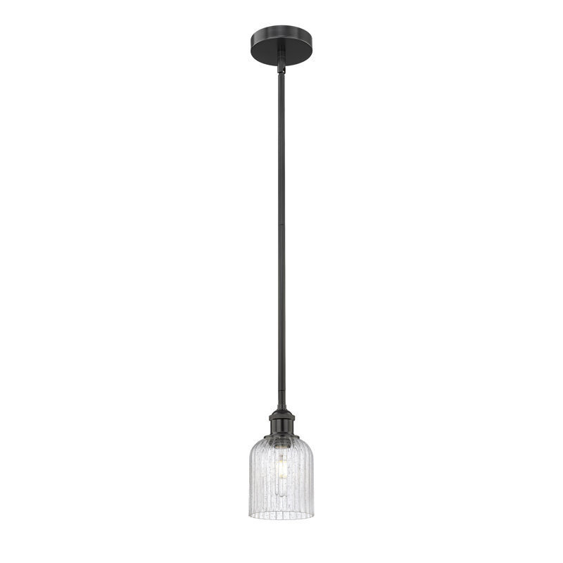 Luminaire suspendu 1 lumière Aalina, Laiton antique noir, Seedy