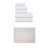 Buariki Collection 100% Soft Cotton Bath Towel Set & 1 Pc Bath Rug, Reversible-102443073-127851103
