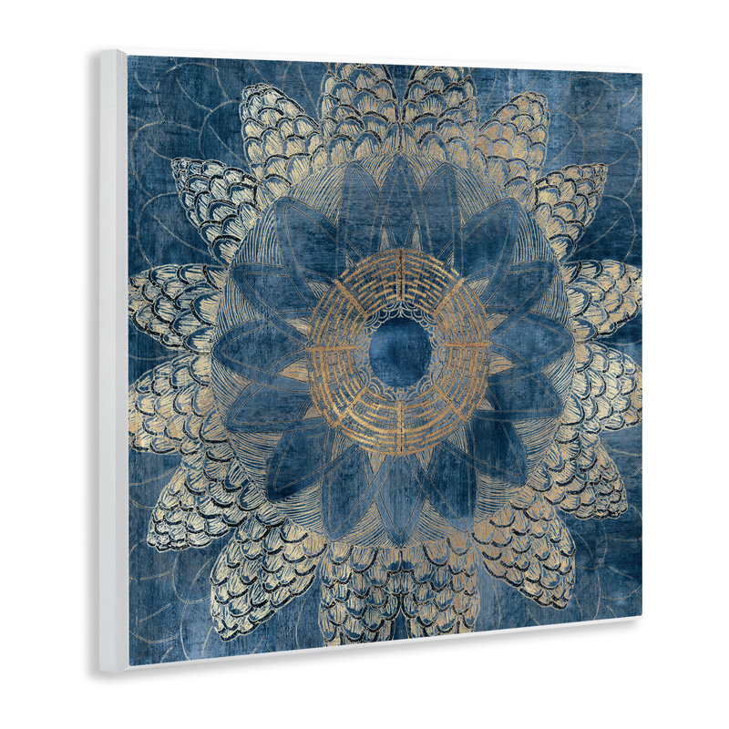 Plaque murale Mandala Bohemian Waves, design par Jacob Q