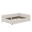 Lit plateforme tapissier avec port USB et 2 tiroirs-348150756